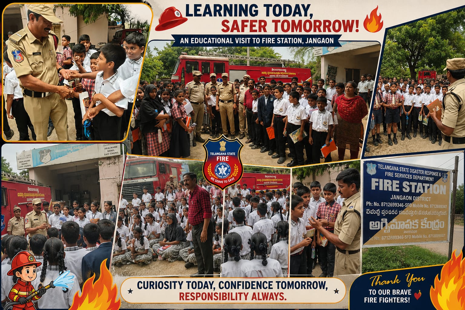 Field Trip to the Fire Staion (31-08-26)